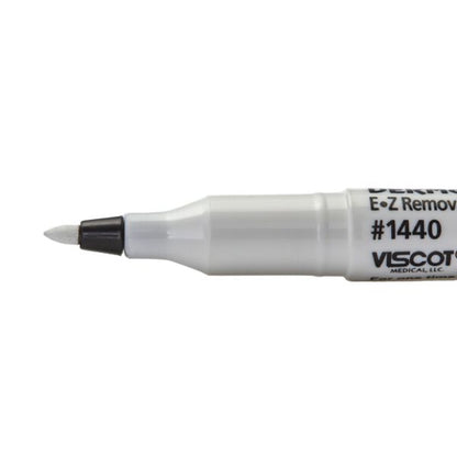 Viscot 1440-100 EZ Removable Ink Aesthetic Marker Mini Skin Markers, White, 50 ct