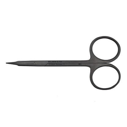 Delasco S-731 Stevens Scissors 4.25 in Curved 20mm Blunt/Blunt