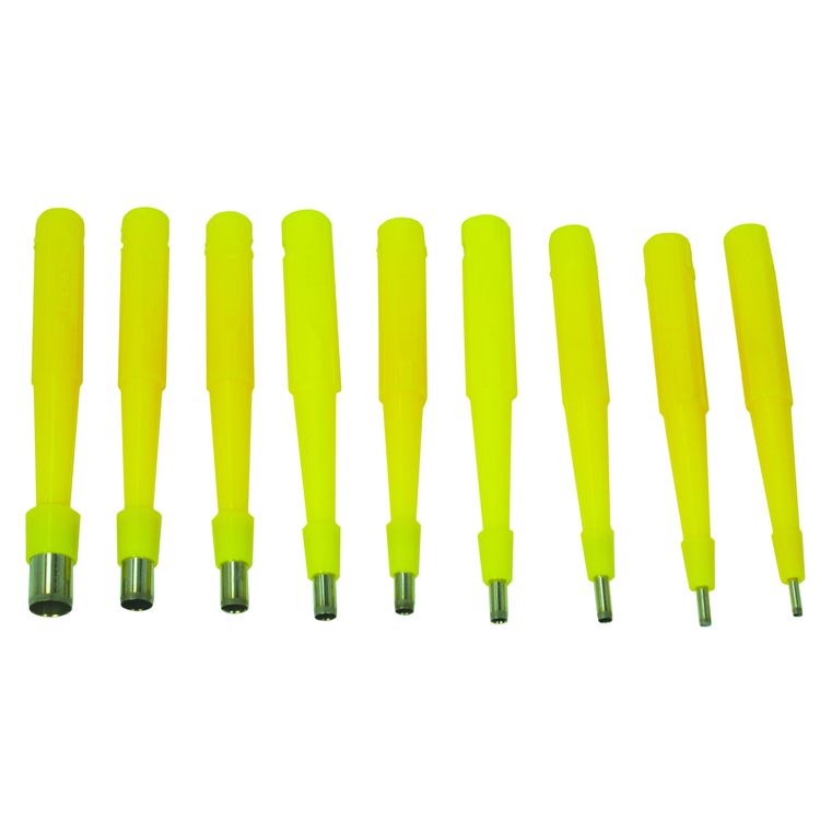 Assorted Uni-Punch Disposable Biopsy Punch, Box of 25 (5 of each, 2 mm, 3 mm, 3.5 mm, 4 mm & 5 mm)