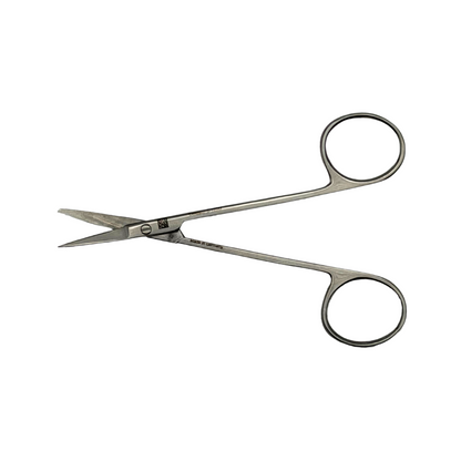 Dextra Curved Iris Scissors, 4 1/2in, Curved, Sharp/Blunt