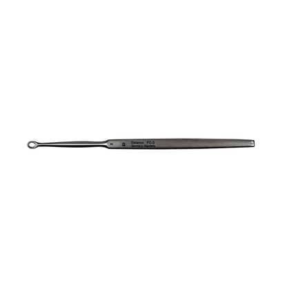 Delasco FC-3 Fox Curette 5.5 in Straight 2.9mm X 4mm Oval