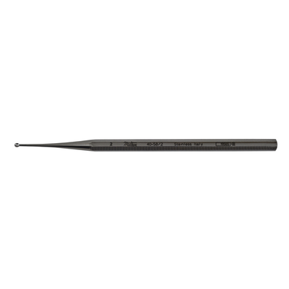 Miltex 40-58/2 Curette Excavator 5 in, Single-Ended, 2mm Diameter, With Hole