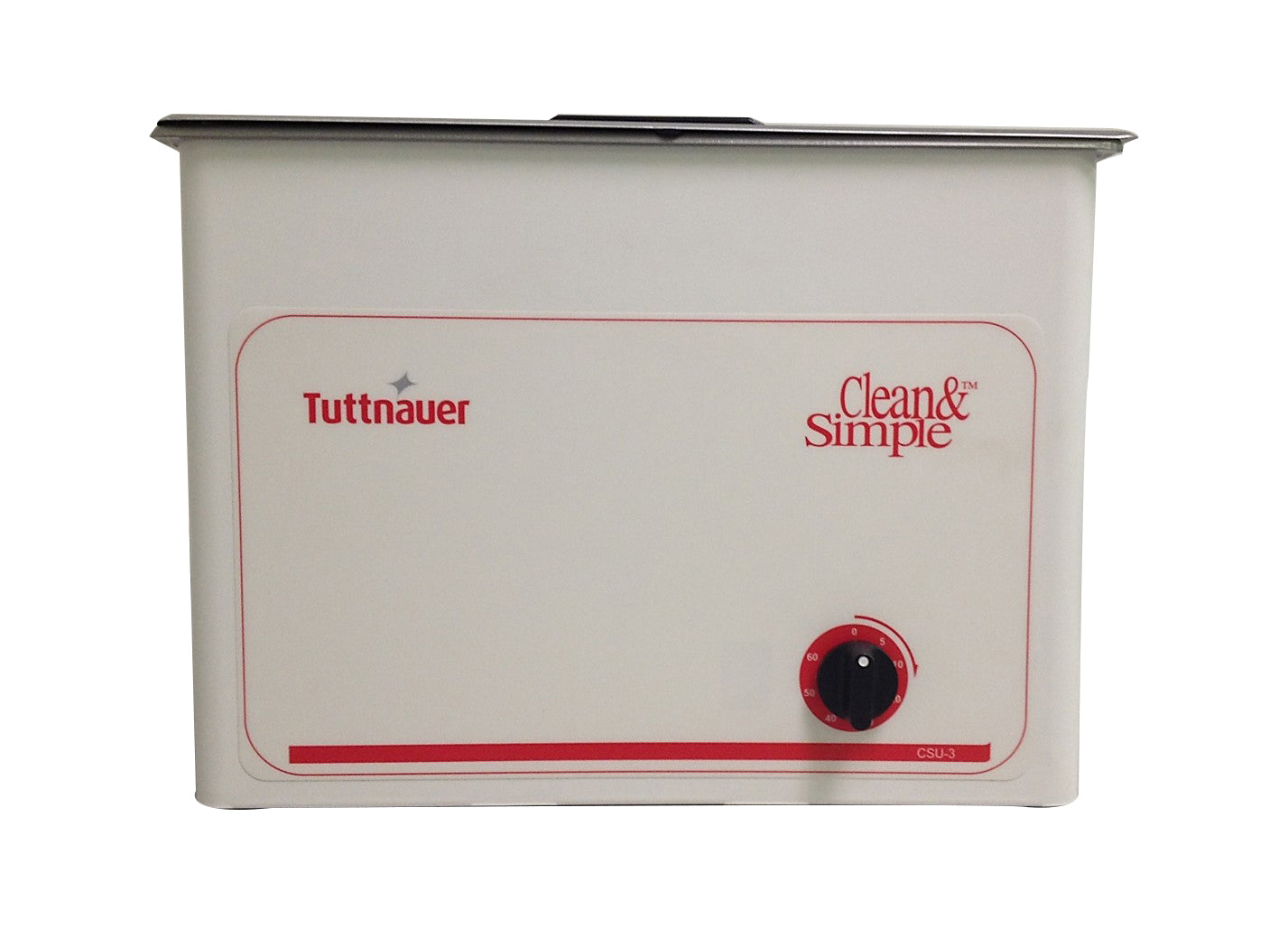 Tuttnauer's CSU3 Clean & Simple Ultrasonic Cleaner with Basket, 3 Gallon, 110 Volt