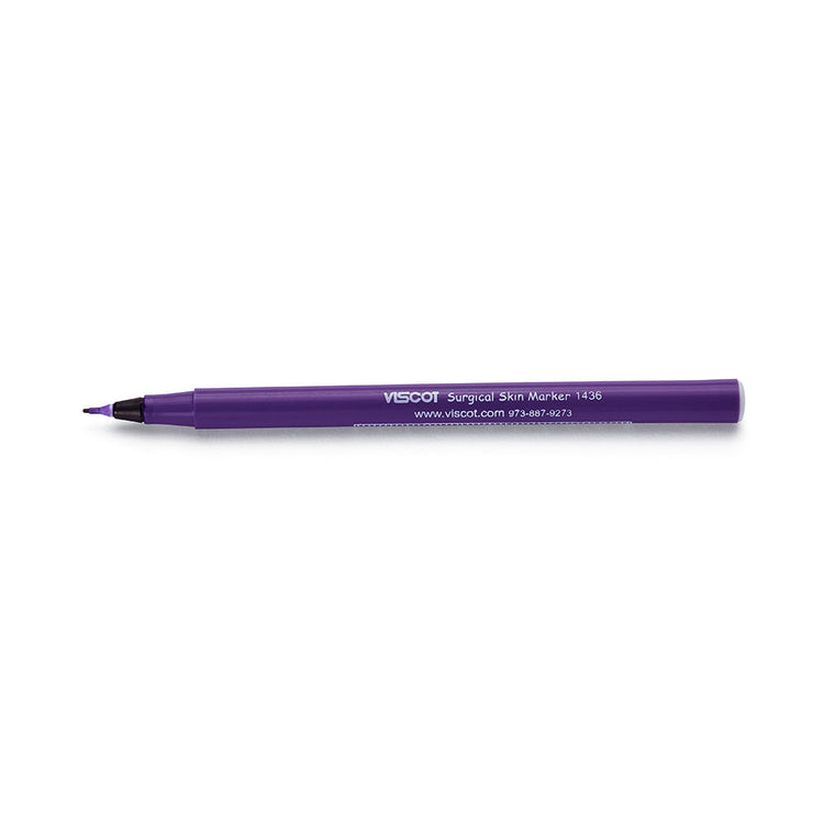 Viscot 1436SR-10 Ultra Fine Gentian Violet Surgical Skin Marker, Sterile, Pack of 10