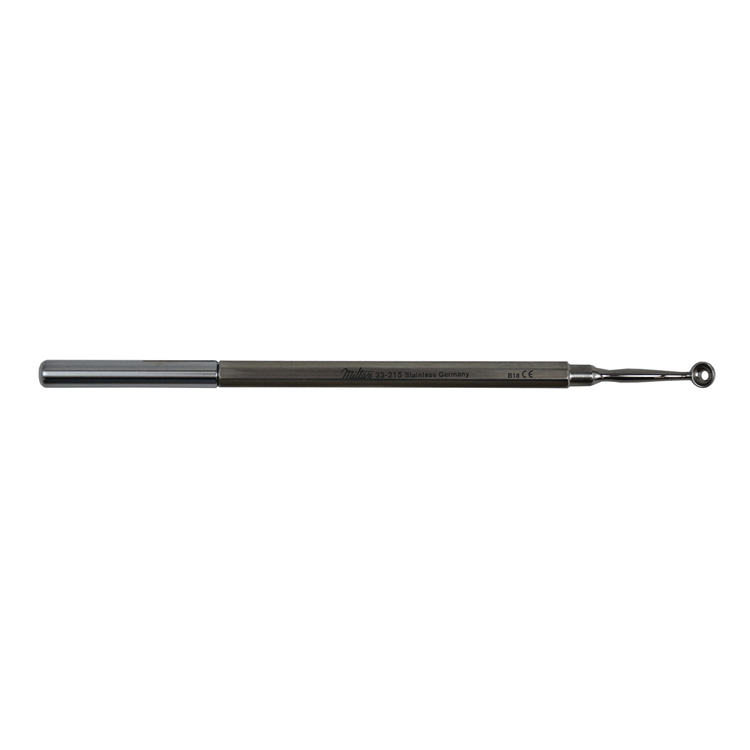 Greg Comedone Extractor, 4.25", Cup Expressor and Replaceable, No. 65 Lancet Blade, by Miltex