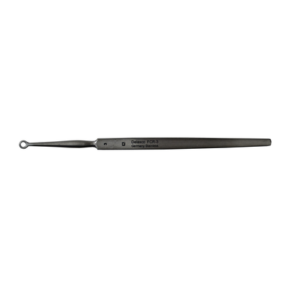 Delasco FCR-3 Fox Curette 5.5 in Straight 3mm Round