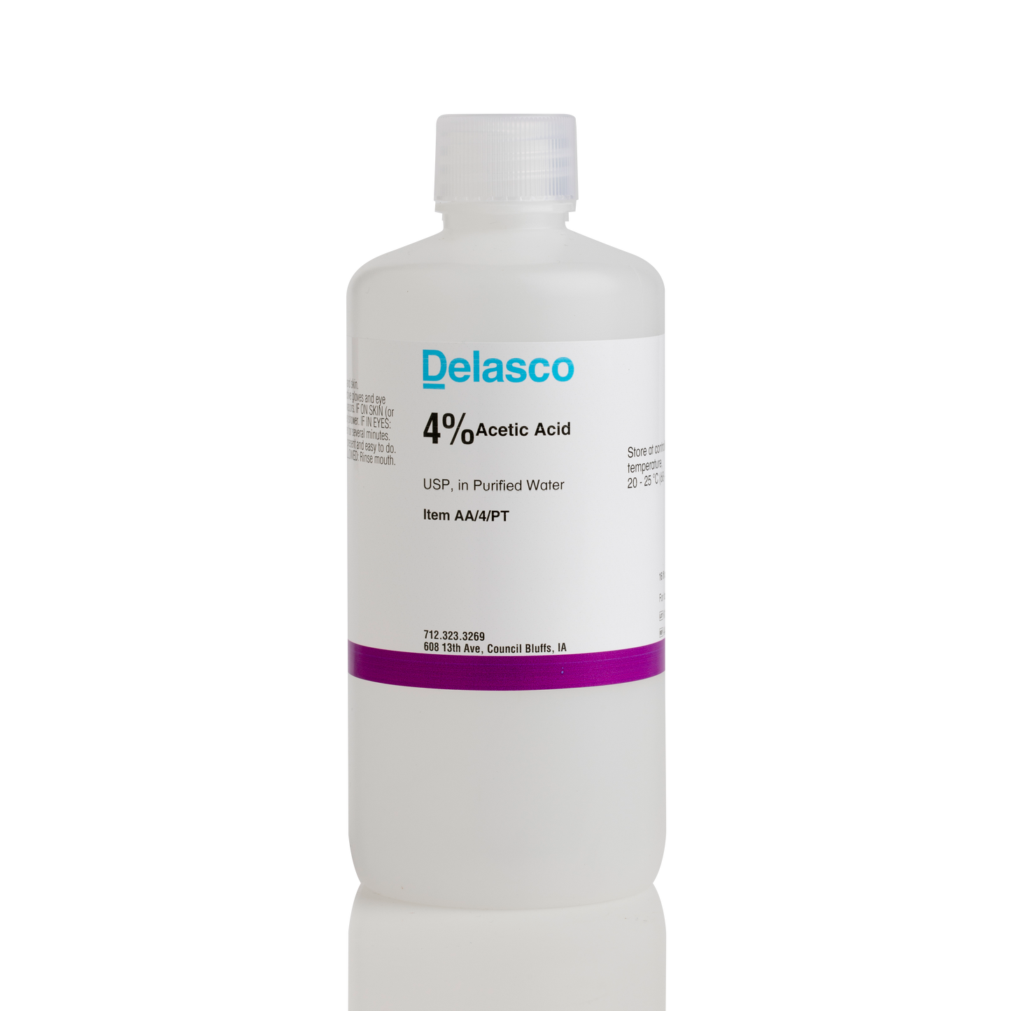 Delasco AA/4/PT Acetic Acid 4% pint