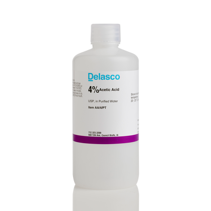 Delasco AA/4/PT Acetic Acid 4% pint