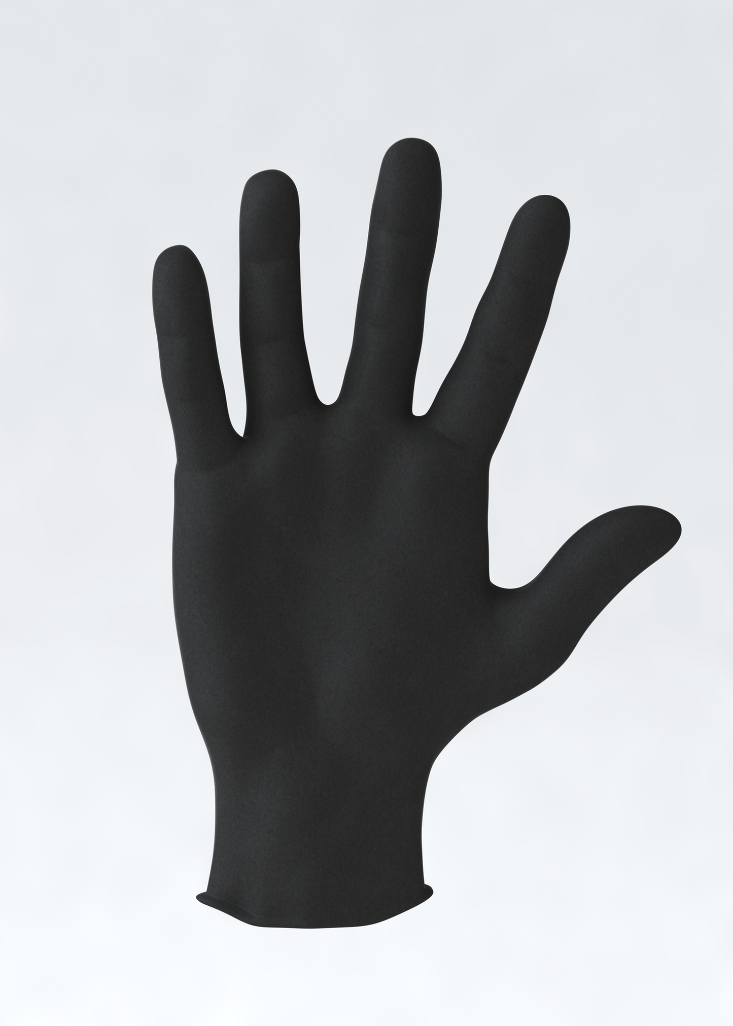 Ventyv Black Stallion Nitrile Powder-Free Plus 3.5 Black Exam Gloves, X-Large, Box of 180