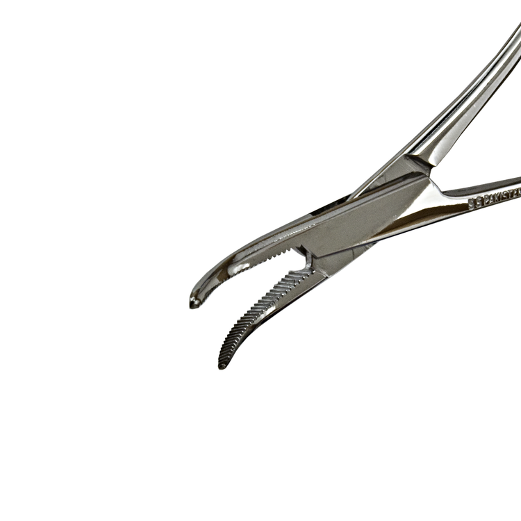 Delasco DH-2 Hartman-Mosquito Forceps3 1/2", Curved, Disposable