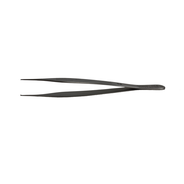 Delasco FA-6 Micro-Adson Forceps 4.75 in Straight 1mm 1x2 Teeth