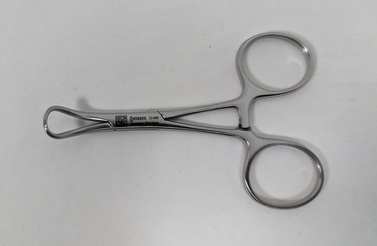 Delasco TC-09M Dextra Backhaus Towel Clamp 3 1/2"