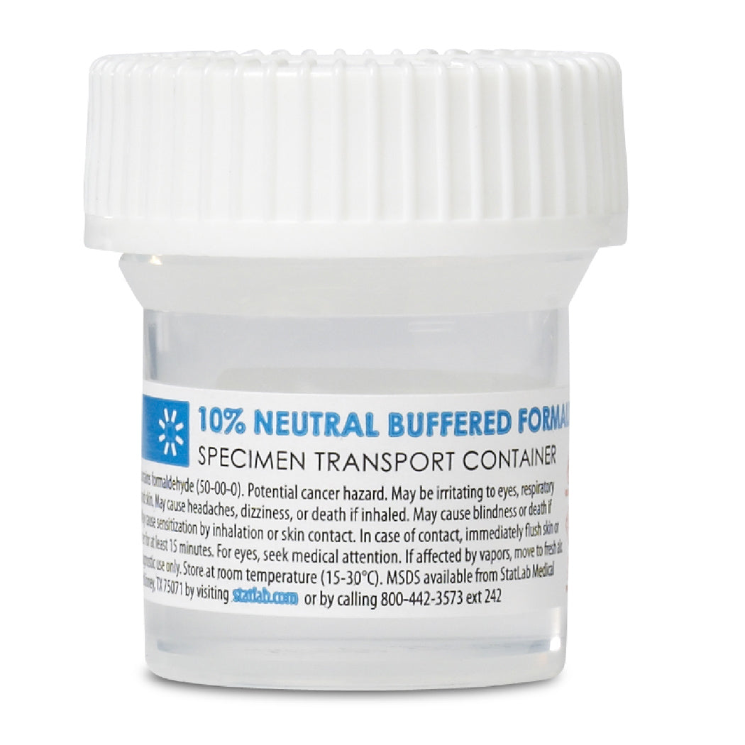 StatLab NB0507 StatClick Prefilled Formalin Container, 20 mL