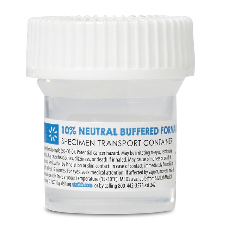 StatLab NB0507 StatClick Prefilled Formalin Container, 20 mL