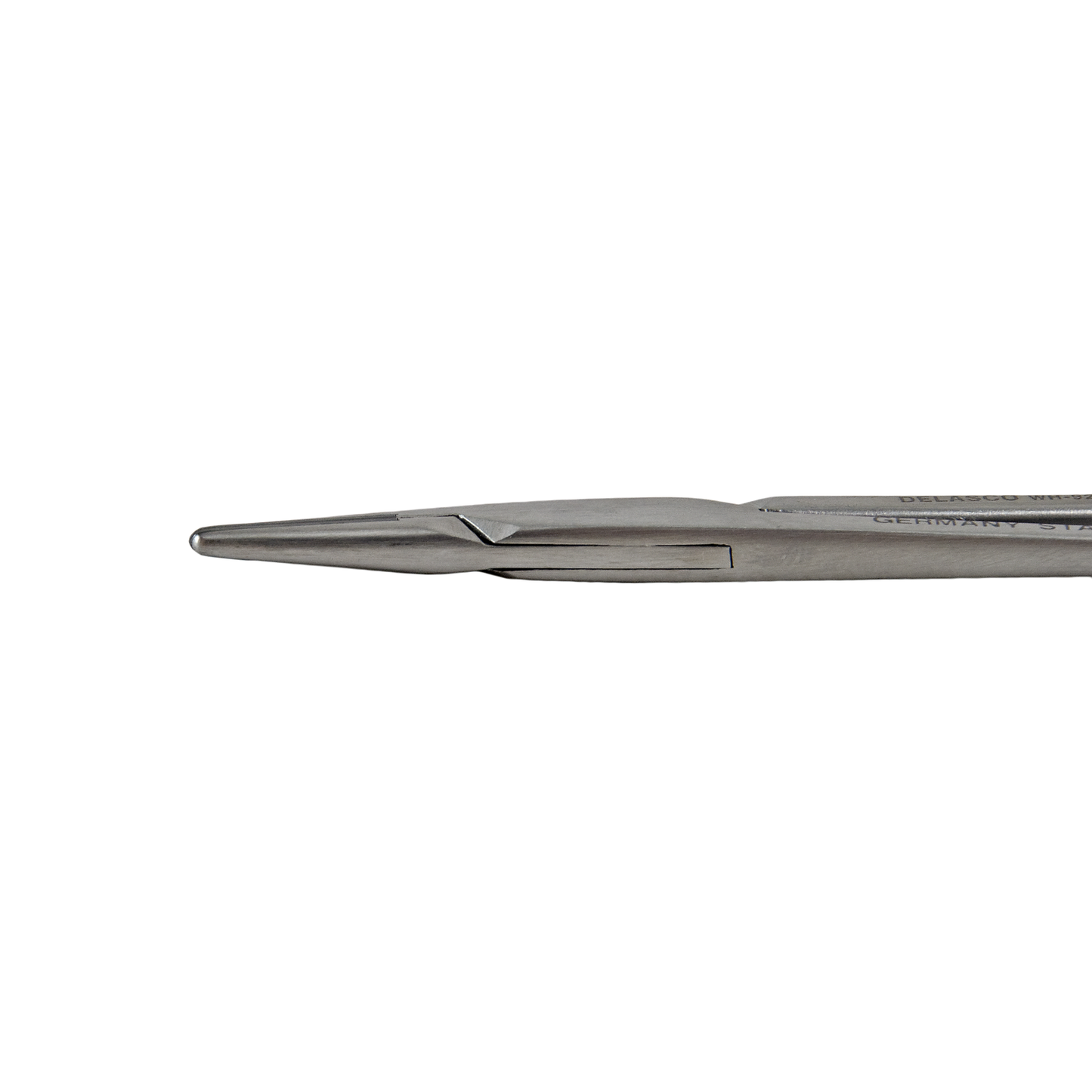 Delasco WH-92 Halsey needle holder, smooth jaws, tungsten carbide