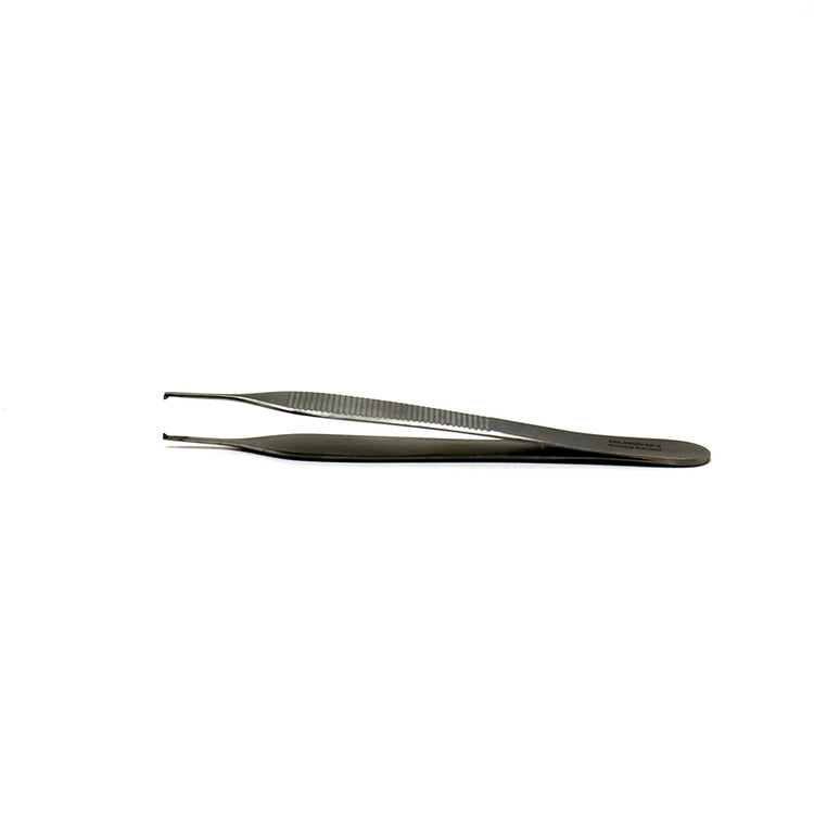 Delasco FA-2 Adson Forceps 4.75 in Straight 1.5mm 1x2 Teeth