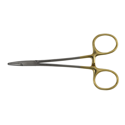 Delasco B-13CS Baumgartner Needle Holder 5.5 in Straight 2 Mm Serrated Tungsten Carbide