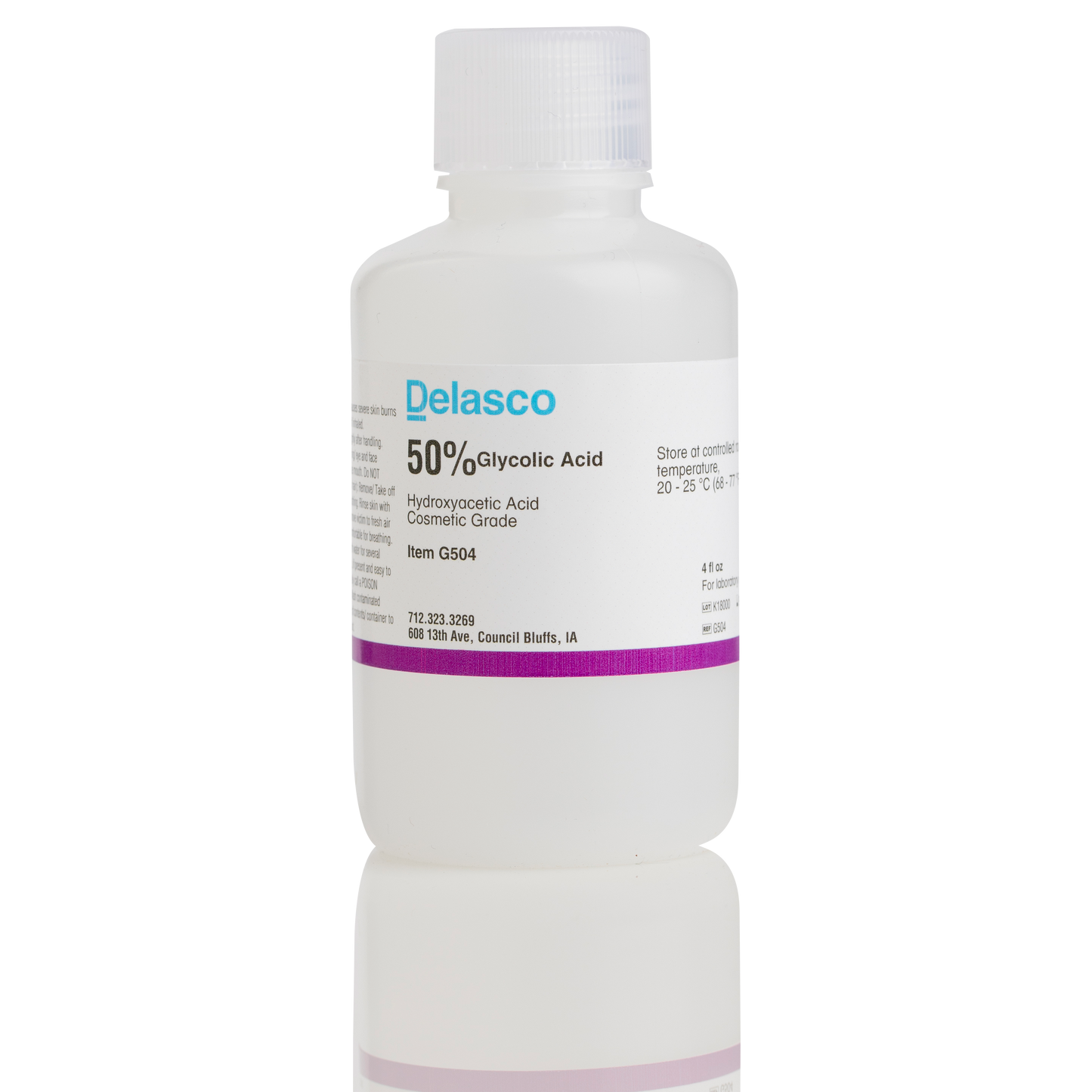 Delasco G504 Glycolic Acid 50% 4 oz
