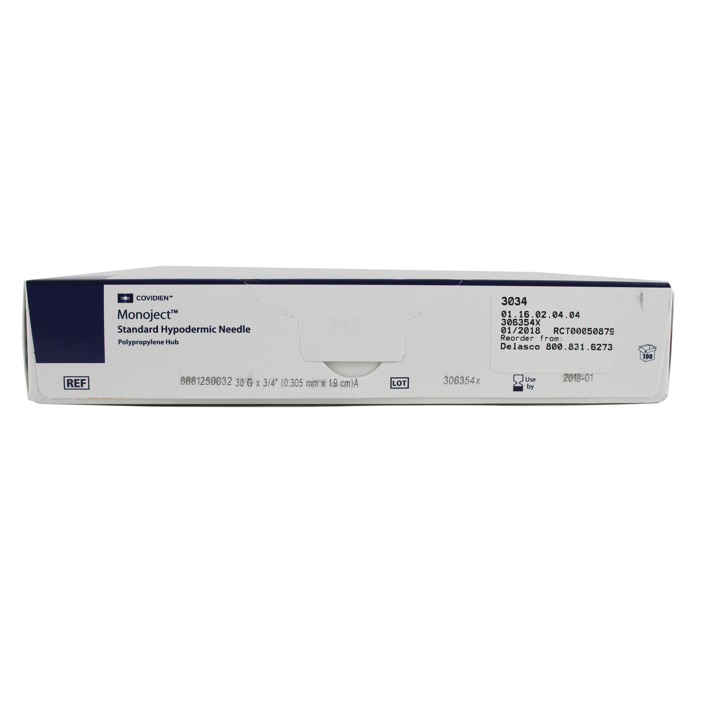Monoject 30 G x 3/4 in. Plastic Needle