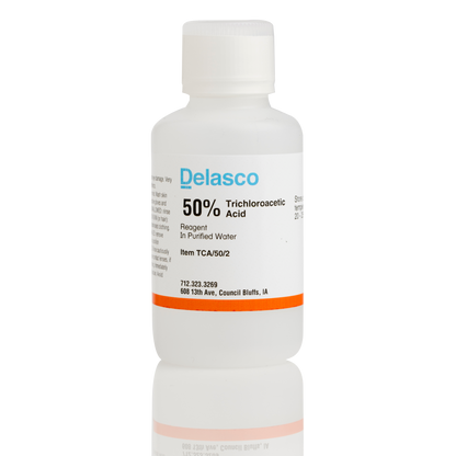 Delasco TCA/50/2 Trichloroacetic Acid 50% 2 oz