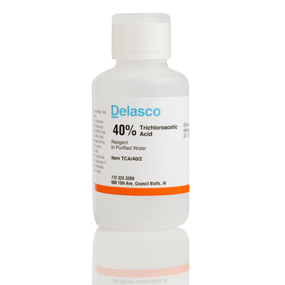 Delasco TCA/40/2 Trichloroacetic Acid 40% 2 oz