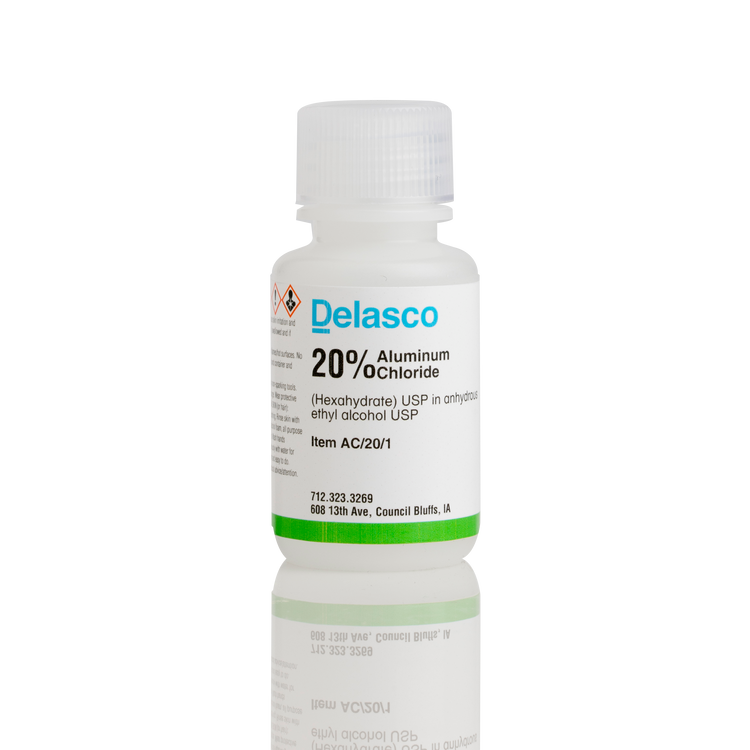 Delasco AC/20/1 Aluminum Chloride 20% in Ethanol 1 oz
