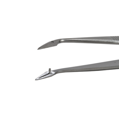 Delasco SF-16 Carmalt Splinter Forceps, 4 1/4", Curved