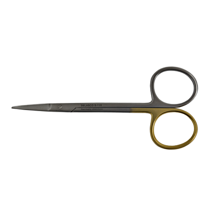 Delasco S-119 Iris Scissors 4.5 in Straight 20mm Sharp/Blunt SuperCut