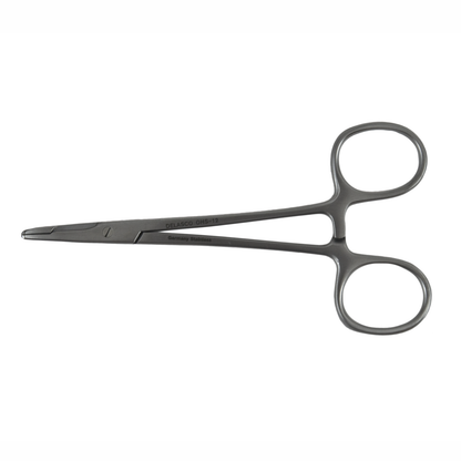 Delasco OHS-12 Olsen-Hegar Needle Holder/Scissors 4.75 in Straight 1.5mm Serrated