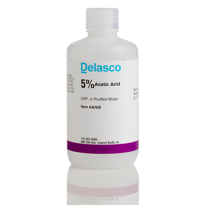 Delasco AA/5/8 Acetic Acid 5% 8 oz