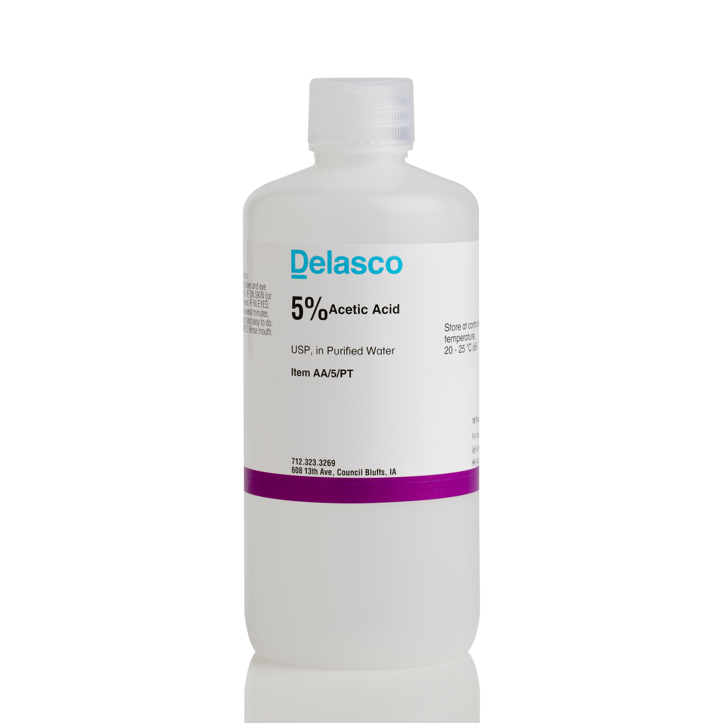 Delasco AA/5/PT Acetic Acid 5% pint
