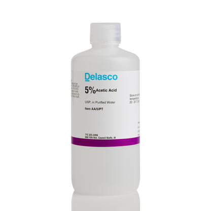 Delasco AA/5/PT Acetic Acid 5% pint
