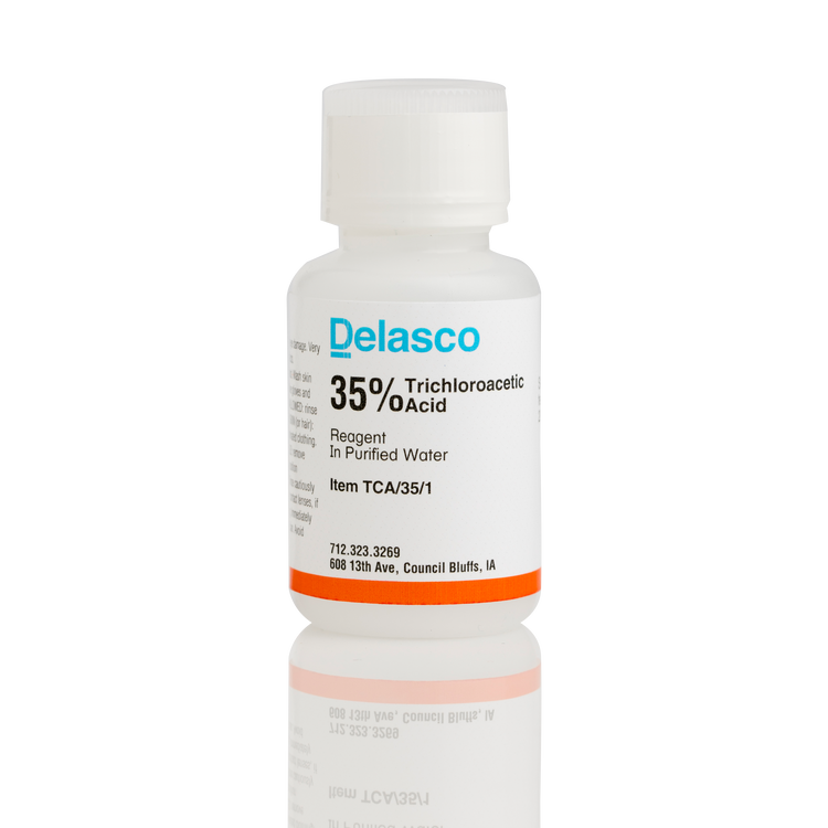 Delasco TCA/35/1 Trichloroacetic Acid 35% 1 oz