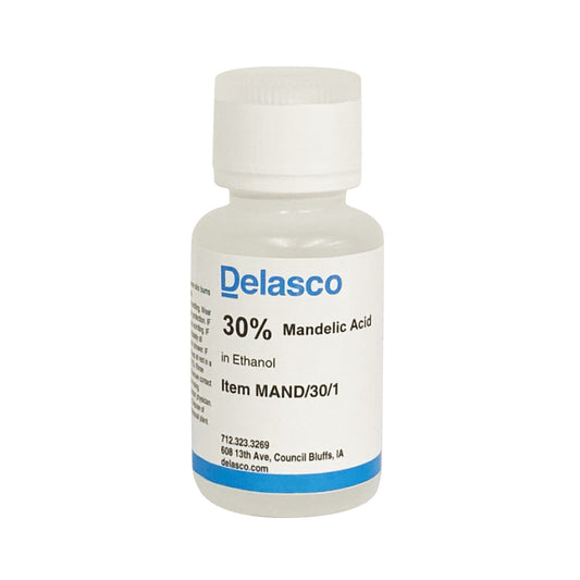 Delasco MAND/30/1 Mandelic Acid Solution, 30%, 1 oz