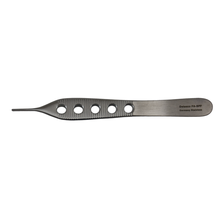 Delasco FA-SPF Adson Forceps 4.75 in Straight 1.5 Mm 1x2 Teeth W/Platform