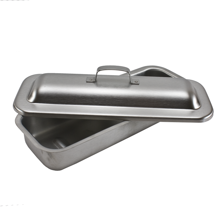 Stainless Steel Cover & Tray, 8 3/4" L x 3 1/4" W x 1 1/2" D
