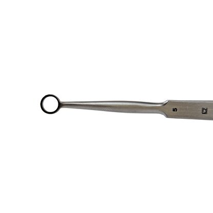 Delasco FCR-5 Fox Curette 5.5 in Straight 5mm Round