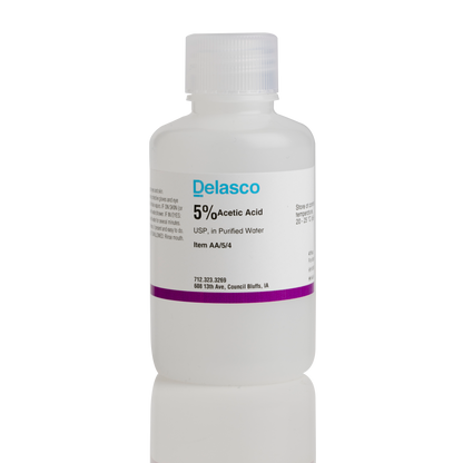 Delasco AA/5/4 Acetic Acid 5% 4 oz
