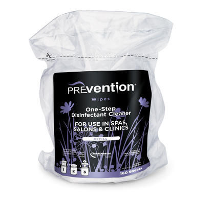 Prevention One-Step Disinfectant Cleaner Refill Wipes