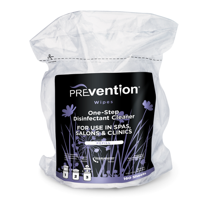 Prevention One-Step Disinfectant Cleaner Refill Wipes