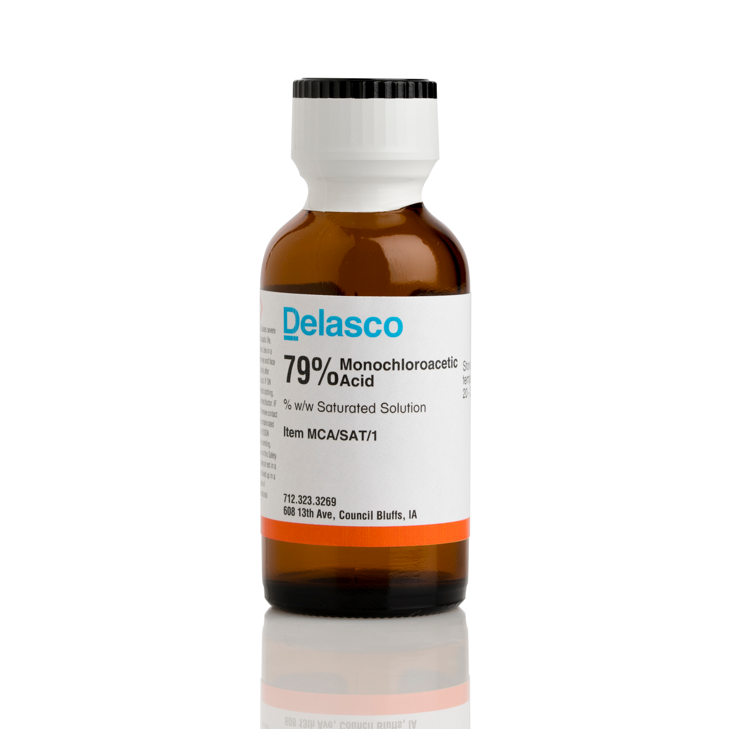 Delasco MCA/SAT/1 Monochloroacetic Acid Saturated 1 oz
