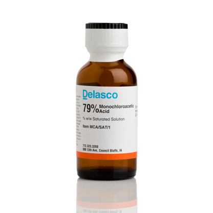 Delasco MCA/SAT/1 Monochloroacetic Acid Saturated 1 oz