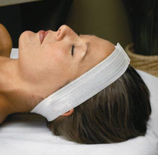 Graham Medical 51823 Elastic Headband with Velcro Closure, 48/Bag, White