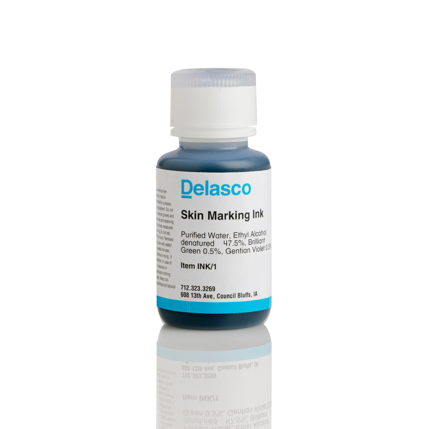 Delasco INK/1 Delasco Skin Marking Ink 1 oz