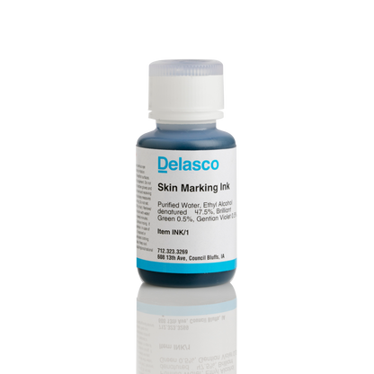 Delasco INK/1 Delasco Skin Marking Ink 1 oz