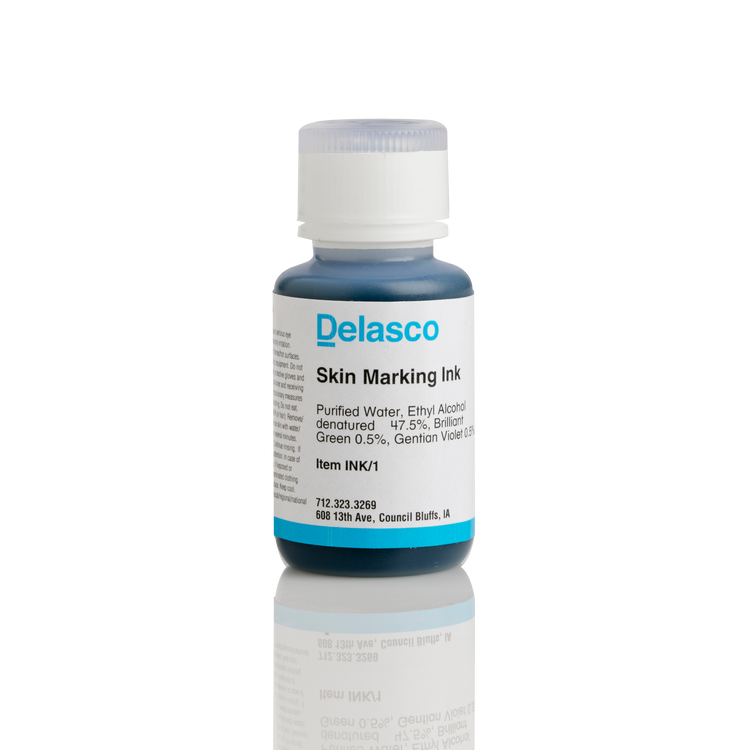 Delasco INK/1 Delasco Skin Marking Ink 1 oz