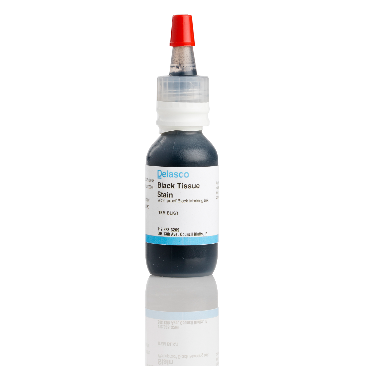 Delasco BLK/1 Black Tissue Stain 0.5 oz