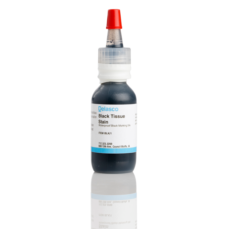 Delasco BLK/1 Black Tissue Stain 0.5 oz