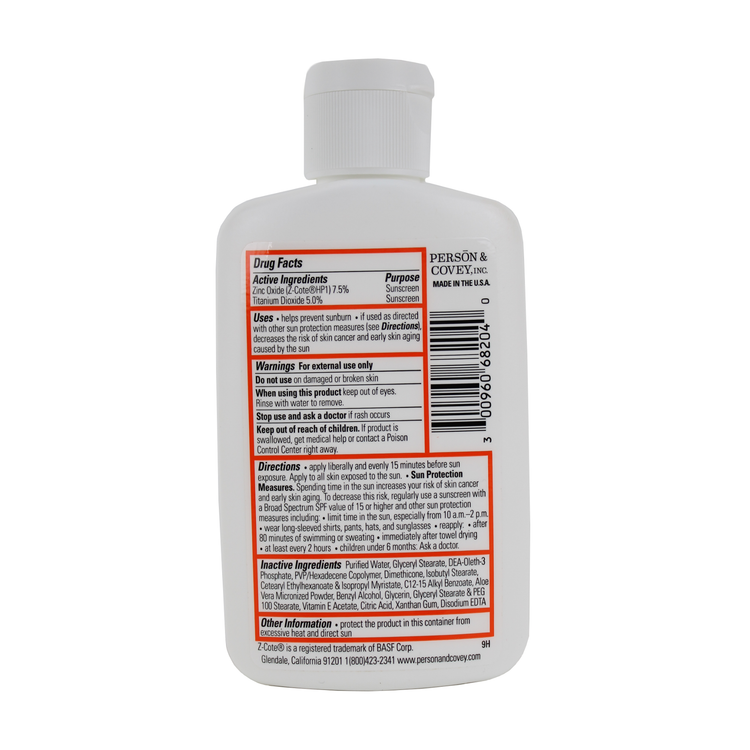 Person & Covey SolBar 14060 Shield Broad Spectrum, SPF 40, Titanium & Zinc, 4 oz each