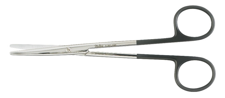 Miltex Metzenbaum Supercut Scissors, 5.75 in, Curved, One Blade Serrated